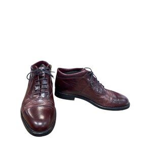 Johnston Murphy Domani Mens Burgandy Chucka Boots Sz 9m SKU 9614